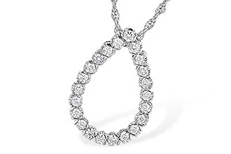 A217-69229: NECKLACE .50 TW