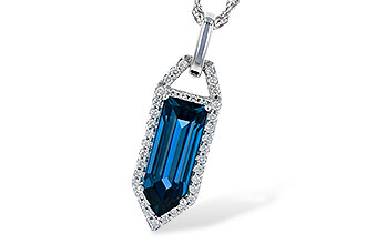A300-38274: NECK 2.95 LONDON BLUE TOPAZ 3.12 TGW