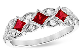 A300-39247: LDS WED RG .55 RUBY .70 TGW