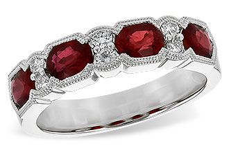 C217-65610: LDS WED RG 1.66 RUBY 1.84 TGW (5x4MM RUBY)