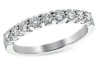 D216-77410: LDS WED RG .50 TW (9 STONES)