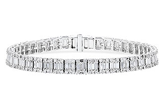 D301-29237: BRACELET 2.72 TW BAGUETTES 4.10 TW