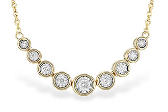 E217-68292: NECKLACE .25 TW (18")