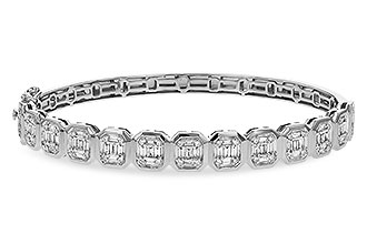 E302-18337: BANGLE .81 TW BAGUETTE 1.00 TW