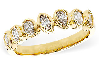 E302-24719: LDS DIA WED RG .62 TW FANCY CUT DIAS