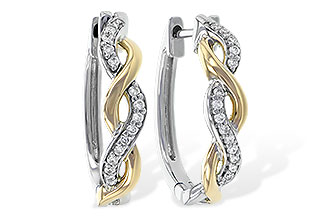 F216-72892: EARRINGS .15 TW