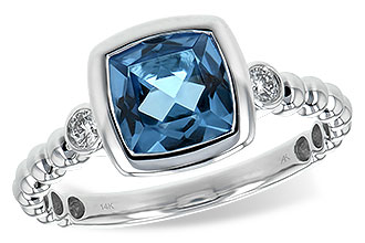 F216-74692: LDS RG 1.57 BLUE TOPAZ 1.65 TGW