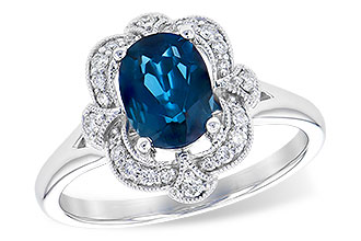 F300-42846: LDS RG 1.35 LONDON BLUE TOPAZ 1.50 TGW