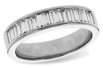 F302-18337: LDS DIA WED RG .70 TW BAGUETTES
