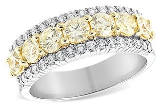 G215-84710: LDS DIA WED RG 1.20 YELLOW DIA 1.64 TW