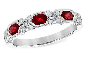 G300-40101: LDS WED RG .74 RUBY 1.00 TGW (4x3MM RUBY)