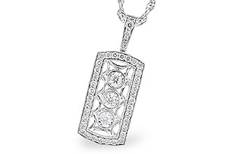 H300-41955: NECKLACE .40 TW