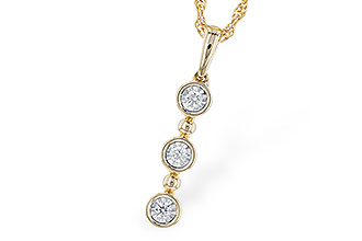 H301-30146: NECKLACE .08 TW
