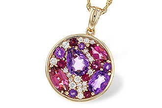 H302-24719: NECK 1.83 TW SEMI-PRECIOUS (P.TOUR, AMY) 2.00 TGW