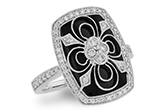 K027-68319: LDS ONYX & DIA RG .44 TW