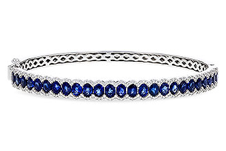 K302-25555: BANGLE 5.09 TW SAPPHIRE 5.65 TGW