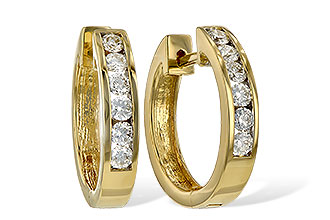 M028-56537: EARRINGS .50 TW