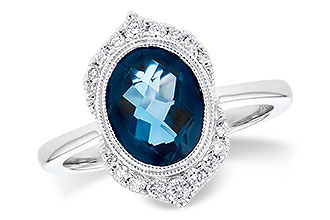 M300-43782: LDS RG 1.86 LONDON BLUE TOPAZ 2.00 TGW