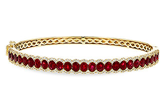 M302-25546: BANGLE 5.04 TW RUBY 5.60 TGW
